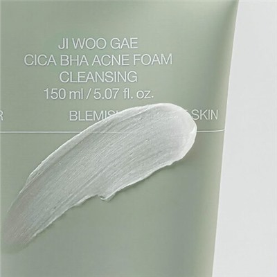 Celimax Пенка для умывания с центеллой против акне - Jiwoogae cica BHA acne foam cleansing, 150мл