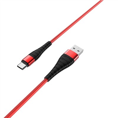 Кабель USB - Type-C Borofone BX32 Munificent  100см 3A  (red)