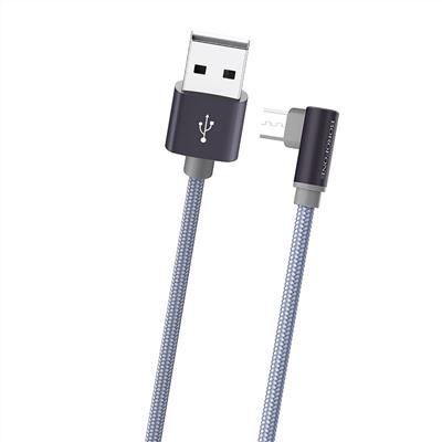 Кабель USB - micro USB Borofone BX26 Express  100см 2,4A  (gray)