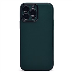 Чехол-накладка - PC084 экокожа для "Apple iPhone 13 Pro Max" (green) (219670)