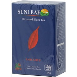 SUNLEAF. Black Tea Earl Grey 250 гр. карт.пачка