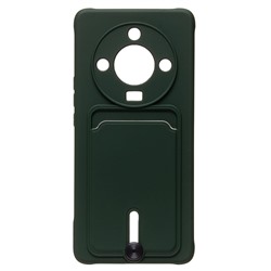 Чехол-накладка - SC304 с картхолдером для "Honor X9b" (dark green) (224952)