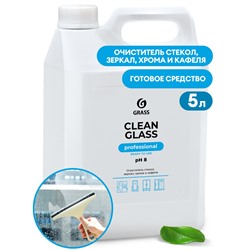 Средство для очистки стекол и зеркал "Clean glass Professional" (канистра 5 кг)