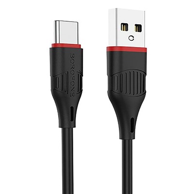 Кабель USB - Type-C Borofone BX17 Enjoy  100см 2,4A  (black)