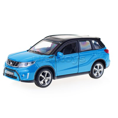 Машина металл Suzuki Vitara S 2015 12 см,(откр.  двери, багаж, синий) инерц, в коробке