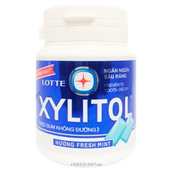 Жевательная резинка Свежая Мята Xylitol Fresh Mint Lotte, Вьетнам, 58 г Акция