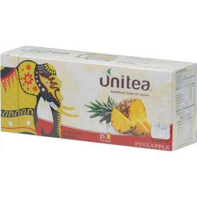 UNITEA. Pineapple черный 50 гр. карт.пачка, 25 пак.