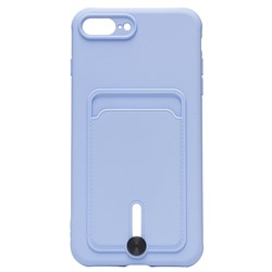 Чехол-накладка - SC304 с картхолдером для "Apple iPhone 7 Plus/iPhone 8 Plus" (light violet) (208671)