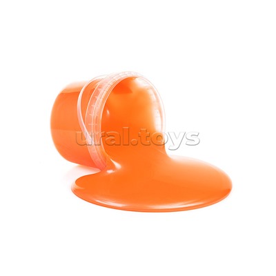 Слайм мальчик оранжевый перламутр 500 мл