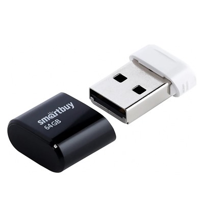 Флэш накопитель USB 64 Гб Smart Buy Lara (black)