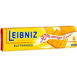 Leibniz Butterkeks weniger Zucker Масляное печенье с пониженным содержанием сахара 150г