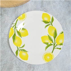 Тарелка десертная 19см Лимоны