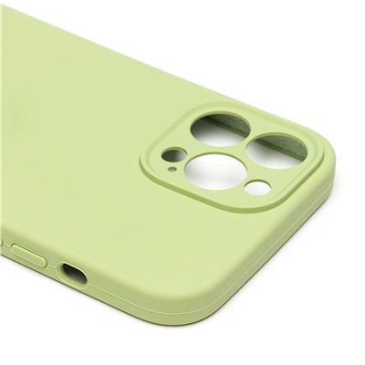 Чехол-накладка ORG Soft Touch с закрытой камерой для "Apple iPhone 13 Pro Max" (green)