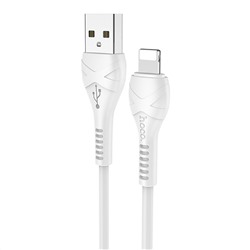 Кабель USB - Apple lightning Hoco X37 Cool power  100см 2,4A  (white)