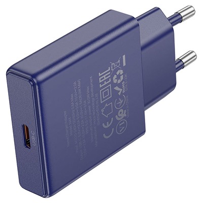 Адаптер Сетевой Hoco N44 Bisciut PD Type-C 30W (tutanium blue)