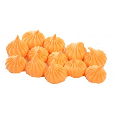 Безе (меренги) воздушные Персик 600гр/Ванюшкины сладости  Товар продается упаковкой.