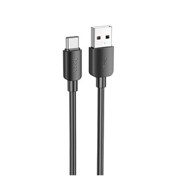 Кабель USB - Type-C Hoco X96 27W 100см 3A  (black)