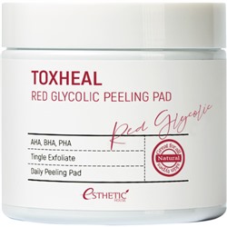 Esthetic House Пилинг-подушечки косметические гликолевые - Toxheal red glyucolic peeling pad, 100шт