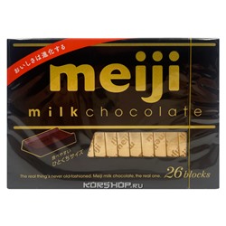 Молочный шоколад Meiji, Япония, 120 г. Срок до 30.11.2023.Распродажа