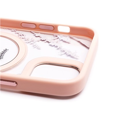 Чехол-накладка - SM015 SafeMag для "Apple iPhone 12/iPhone 12 Pro" (003) (light pink)