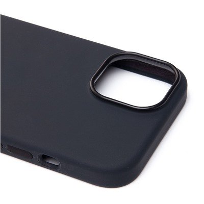 Чехол-накладка ORG Silicone Case SafeMag с анимацией для "Apple iPhone 15" (black)