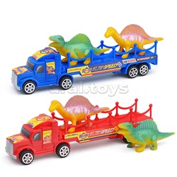 Автовоз с динозаврами, в пакете