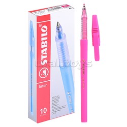 Ручка шариковая розовая