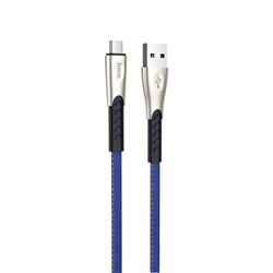 Кабель USB - micro USB Hoco U48 (повр.уп)  120см 2,4A  (blue)