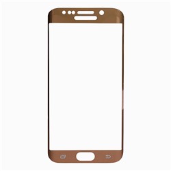 Защитное стекло Full Screen Activ Clean Line 3D для "Samsung SM-G925 Galaxy S6 Edge" (gold)