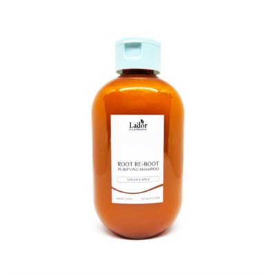 Lador Шампунь для волос с имбирем и яблоком - Dor root re-boot purifying shampoo ginger, 300мл