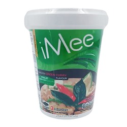 Лапша б/п с зелёной пастой карри и вкусом курицы (стакан) Imee, Таиланд, 70 г Акция