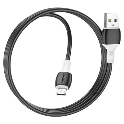 Кабель USB - micro USB Borofone BX84  100см 2,4A  (black)