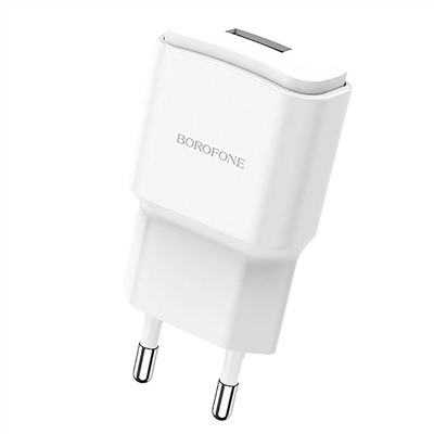 Адаптер Сетевой с кабелем Borofone BA48A Orion USB 2,1A/10W (USB/Type-C) (white)