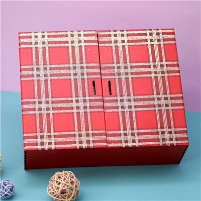 Набор подарочных коробок 2 в 1 «Red bow», 25.5*20.5*8.5-18.5*13*7
