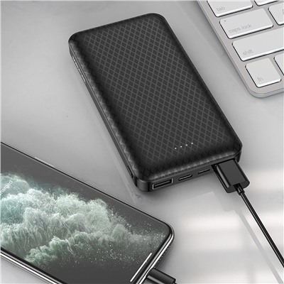 Внешний аккумулятор Borofone BJ3 10 000mAh USB Type-C/USB*2 (black)