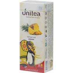 UNITEA. Pineapple черный 50 гр. карт.пачка, 25 пак.