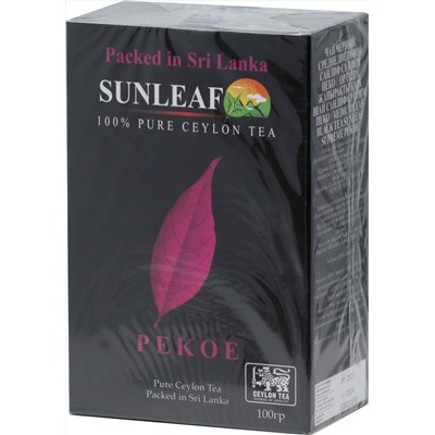 SUNLEAF. Pekoe 100 гр. карт.пачка