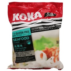 Лапша б/п со вкусом морепродуктов Silk Seafood Koka, Сингапур, 70 г Акция