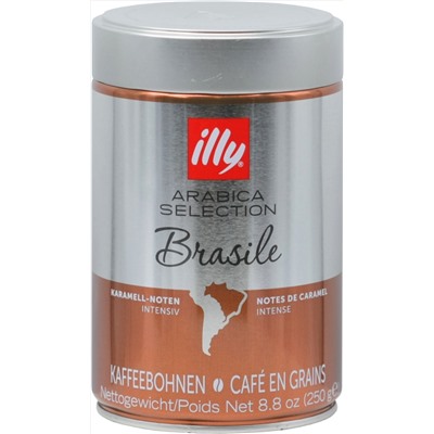 illy. Brasile (зерновой) 250 гр. жест.банка