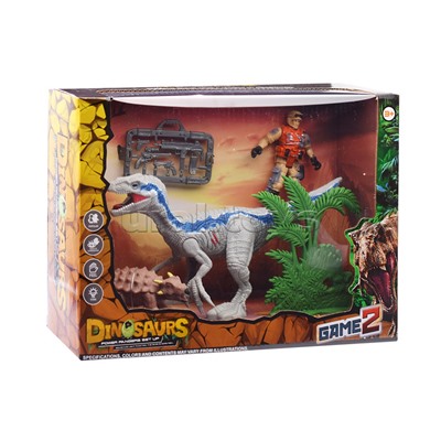 Игровой набор "Динозавры" на батарейках, в коробке