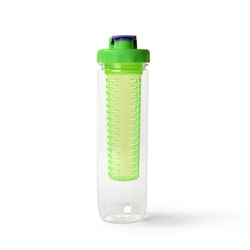 Бутылка для воды пластиковая со съемным фильтром 800мл / 26см