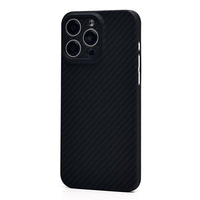 Чехол-накладка - SM009 POSH KEVLAR (закрытая камера) SafeMag для "Apple iPhone 15 Pro Max" (black)