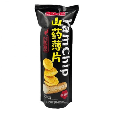 Чипсы из батата со вкусом соевого соуса Yamchip Huijiangmatou, Китай, 90 г Акция