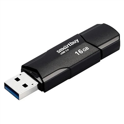 Флэш накопитель USB 16 Гб Smart Buy CLUE (black)