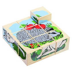 Кубики "Животные леса" (9)