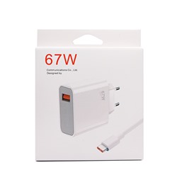 Адаптер Сетевой с кабелем - [BHR6035EU] USB 67W (USB/Type-C) (A) (white)