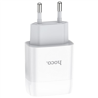 Адаптер Сетевой с кабелем Hoco C73A Glorious 2USB 2,4A/10W (USB/Micro USB) (white)