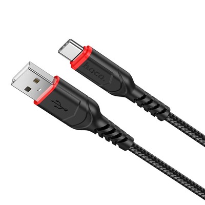 Кабель USB - Type-C Hoco X59 Victory PD  100см 3A  (black)