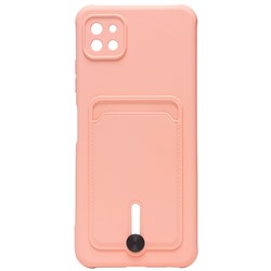 Чехол-накладка - SC304 с картхолдером для "Samsung SM-A226 Galaxy A22s 5G" (light pink) (208725)