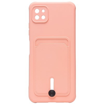 Чехол-накладка - SC304 с картхолдером для "Samsung SM-A226 Galaxy A22s 5G" (light pink) (208725)